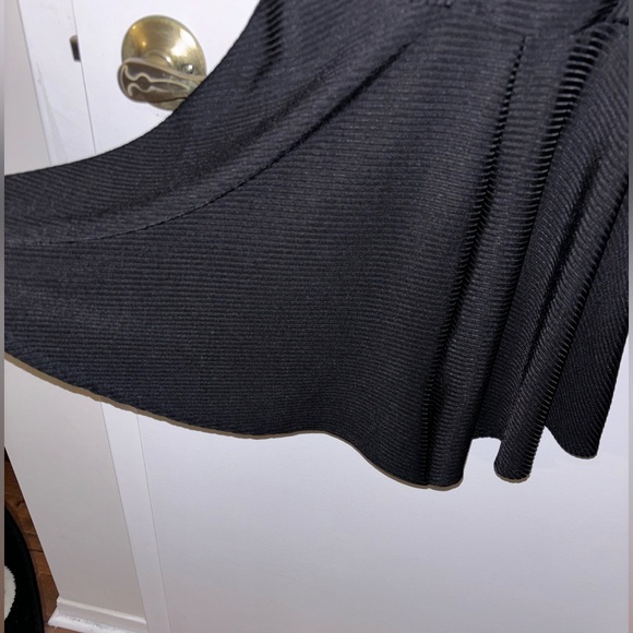 Urban Outfitters Black Flared Mini Dress Romper - Picture 3 of 5